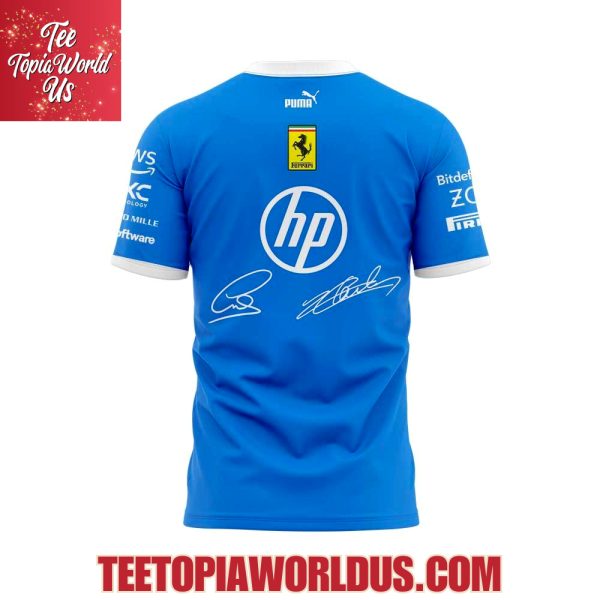 Ferrari HP Puma 2025 Monza Lewis & Charles Signature T-Shirt, Hoodie