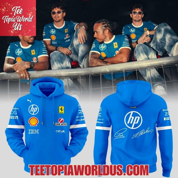 Ferrari HP Puma 2025 Monza Lewis & Charles Signature T-Shirt, Hoodie