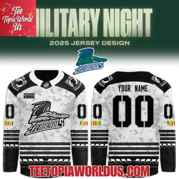 Florida Everblades x Military Night 2025-26 Hockey Jersey