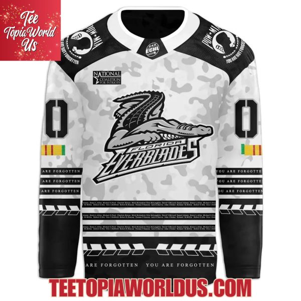Florida Everblades x Military Night 2025-26 Hockey Jersey