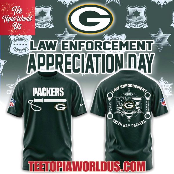 Green Bay Packers Law Enforcement Appreciation Day Hoodie