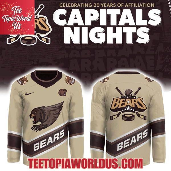 Hershey Bears The Screaming Bear Jersey