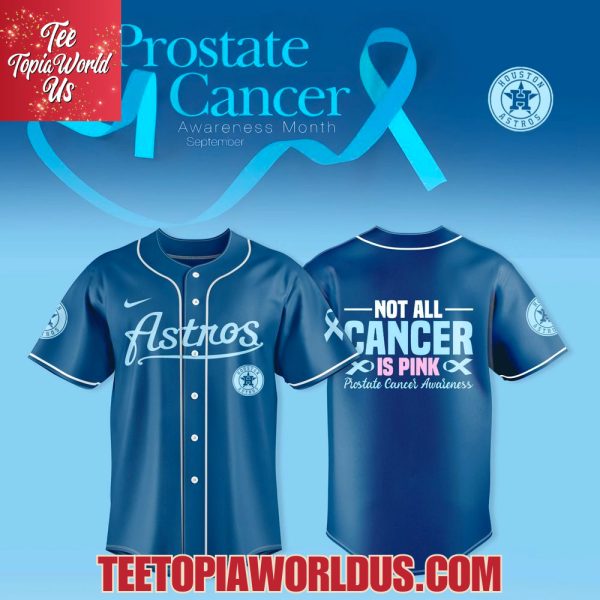 Houston Astros Prostate Cancer Awareness Month September Jersey