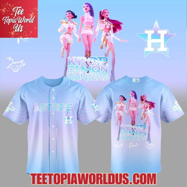 Houston Astros x KPop Demon Hunters HUNTR 2025 Jersey