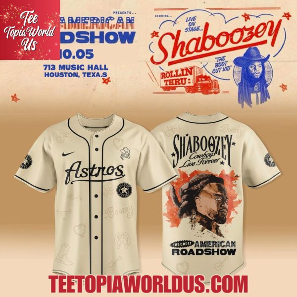 Houston Texans X Shaboozey – The Great American Roadshow 2025 Merch Jersey