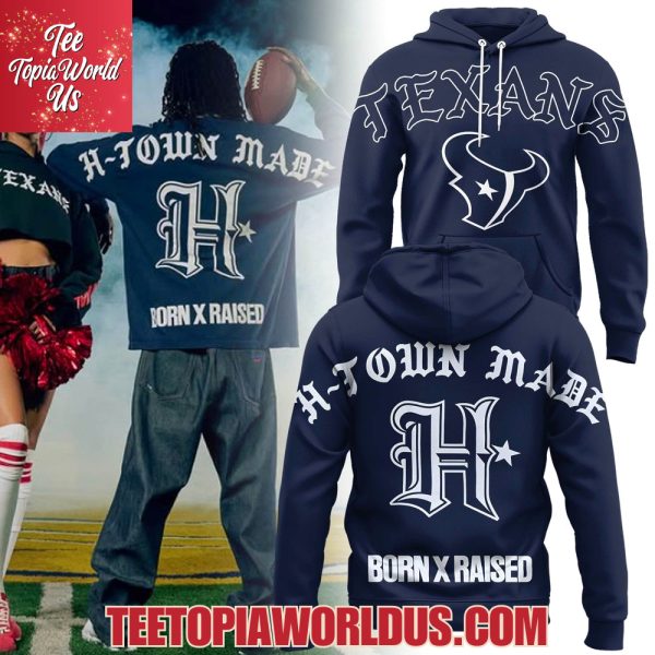 Houston Texans Born x Raised 2025 Kickoff Hoodie