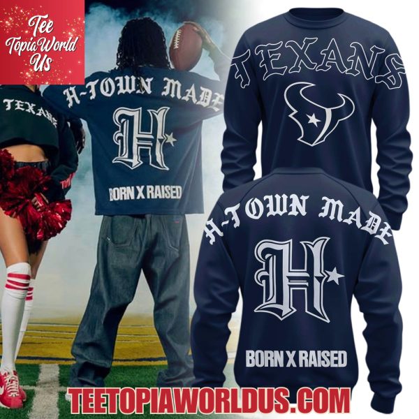 Houston Texans Born x Raised 2025 Kickoff Hoodie