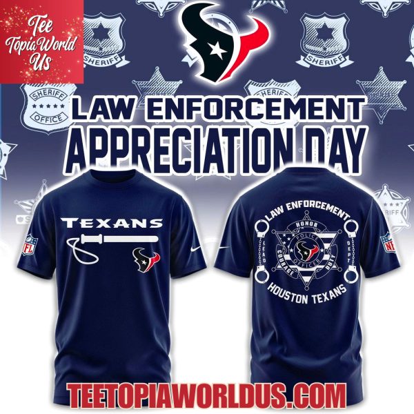 Houston Texans Law Enforcement Appreciation Day Hoodie