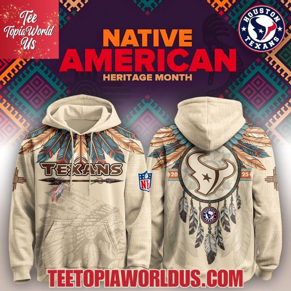 Houston Texans Native American Heritage Month Hoodie