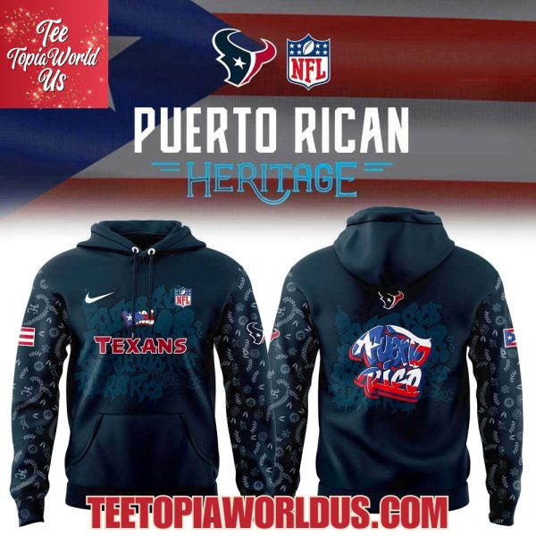 Houston Texans Puerto Rican Heritage Hoodie