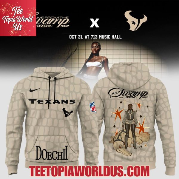 Houston Texans x Doechii – Live from the Swamp Tour 2025 Hoodie