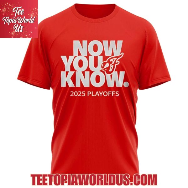 Indiana Fever Now You Know Playoffs 2025 T-Shirt