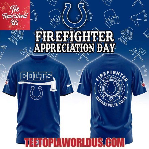 Indianapolis Colts Firefighter Appreciation Day Hoodie