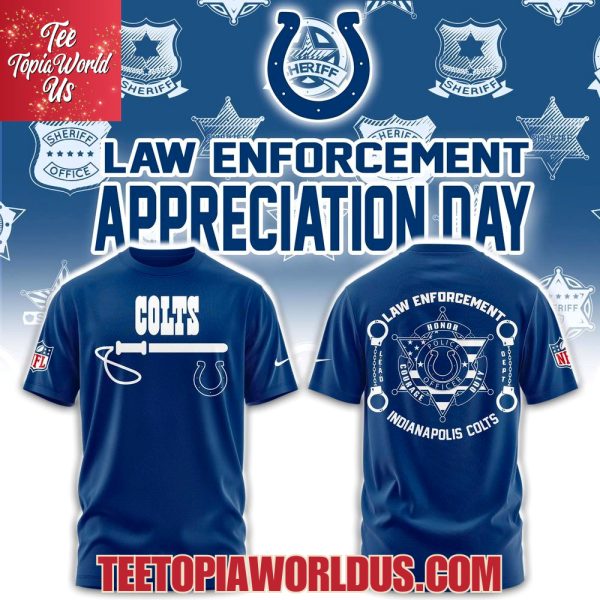 Indianapolis Colts Law Enforcement Appreciation Day Hoodie