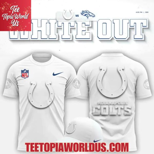 Indianapolis Colts White Out T-Shirt, Hoodie
