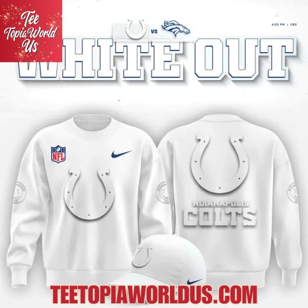 Indianapolis Colts White Out T-Shirt, Hoodie