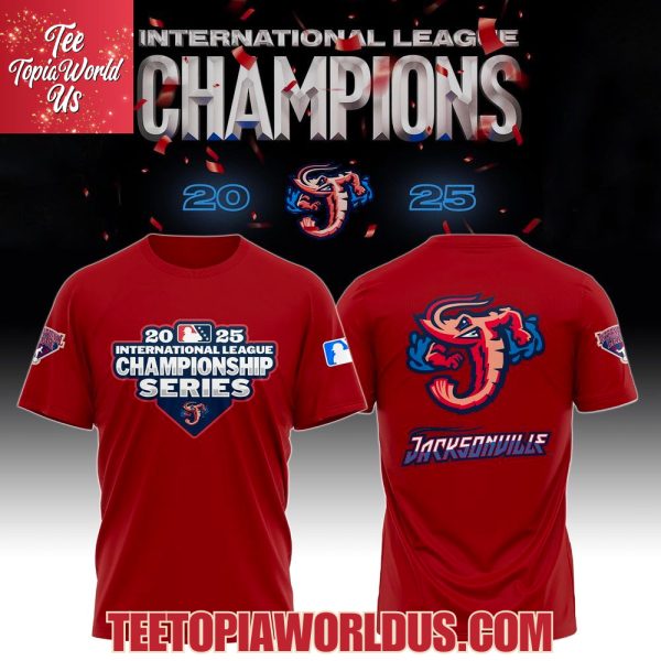 Jacksonville Jumbo Shrimp 2025 International League Champions T-Shirt, Hoodie