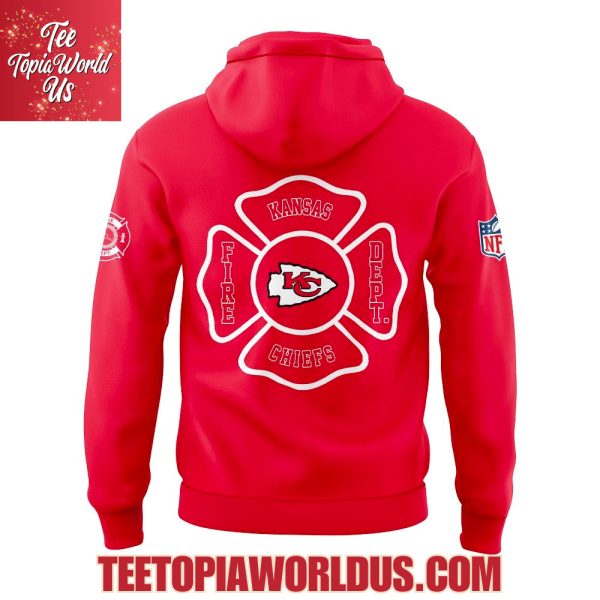 Kansas City Chiefs Firefighter Appreciation 2025 Hoodie