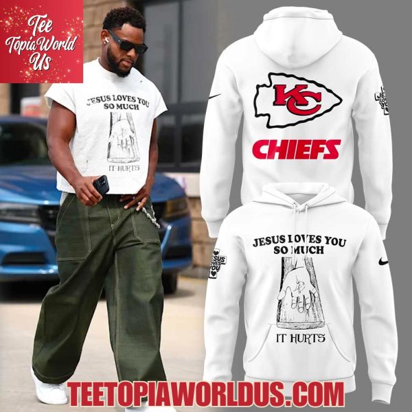 Kansas City Chiefs Jesus Loves You So Much T-Shirt, Hoodie