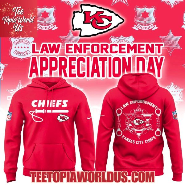 Kansas City Chiefs Law Enforcement Appreciation Day Hoodie