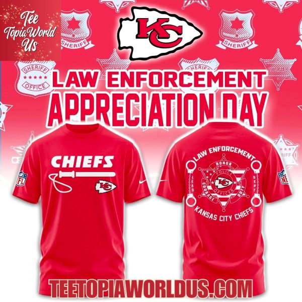 Kansas City Chiefs Law Enforcement Appreciation Day Hoodie
