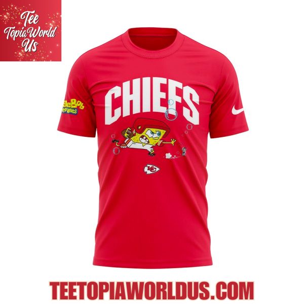 Kansas City Chiefs x SpongeBob T-Shirt, Hoodie
