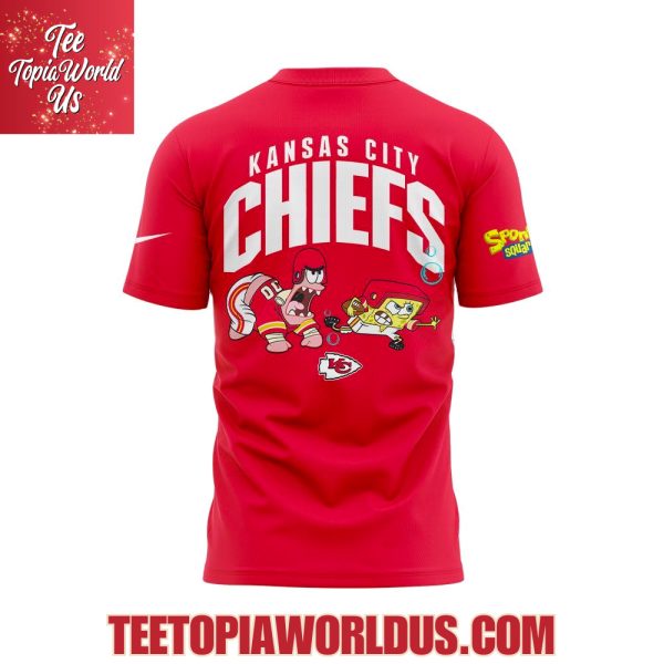 Kansas City Chiefs x SpongeBob T-Shirt, Hoodie