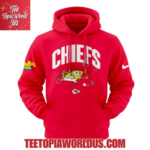 Kansas City Chiefs x SpongeBob T-Shirt, Hoodie