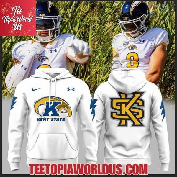 Kent State Golden Flashes White Uniform 2025 Hoodie