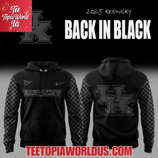 Kentucky Wildcats Back in Black Hoodie