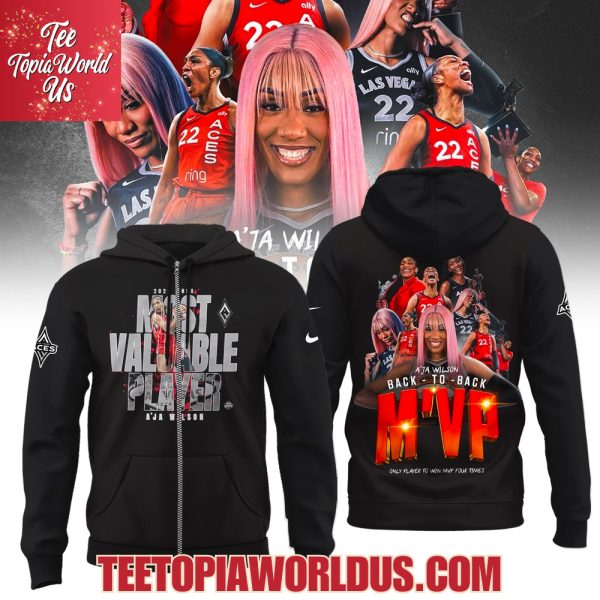 Las Vegas Aces A’ja Wilson 2025 WNBA MVP T-Shirt, Hoodie