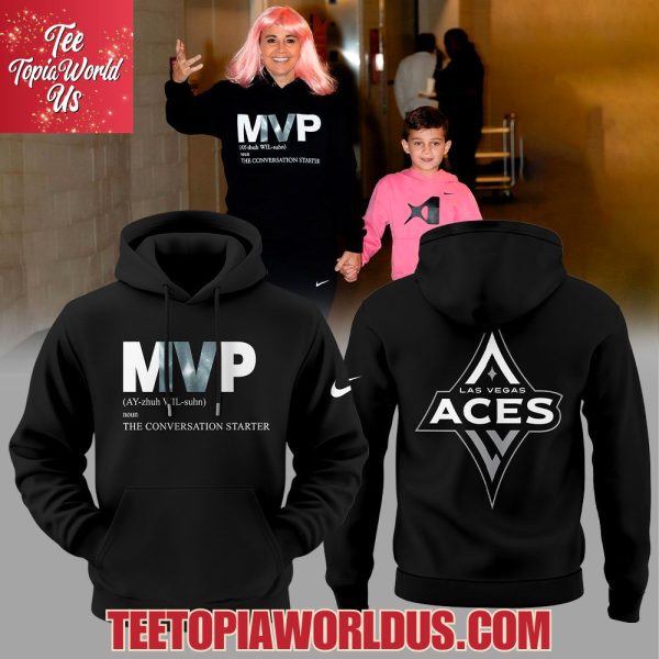 Las Vegas Aces Becky Hammon MVP A’ja Wilson Hoodie