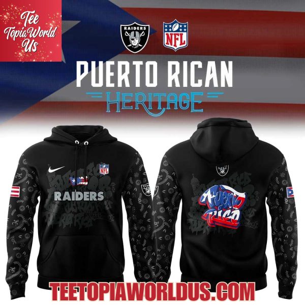 Las Vegas Raiders Puerto Rican Heritage Hoodie