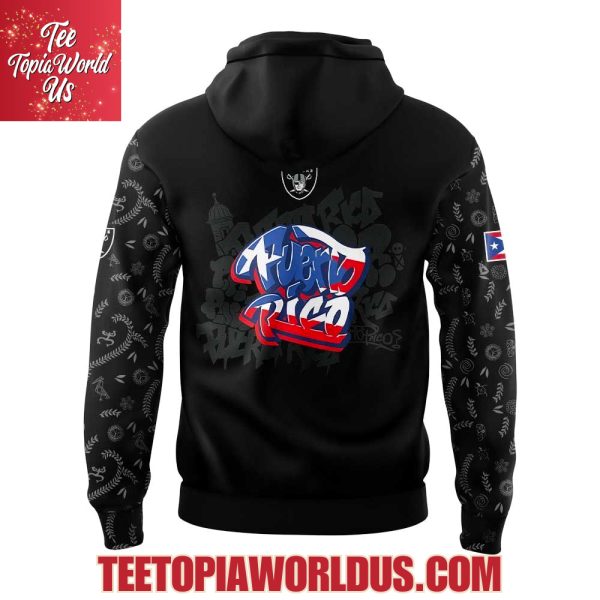 Las Vegas Raiders Puerto Rican Heritage Hoodie