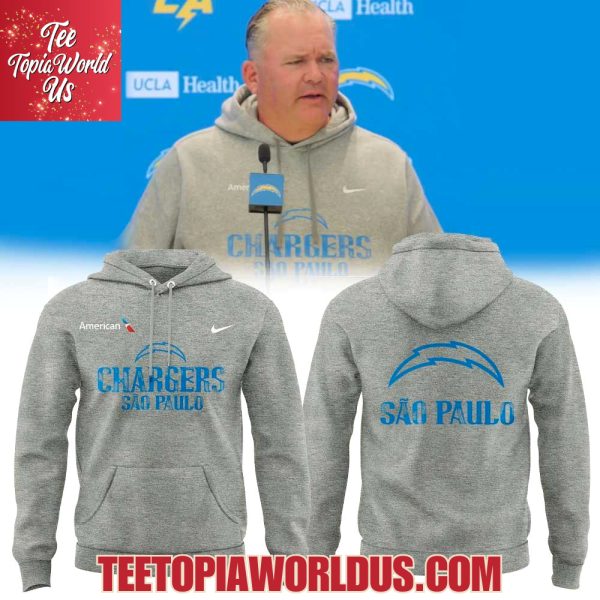 Los Angeles Chargers Coach Greg Roman Sao Paulo Hoodie