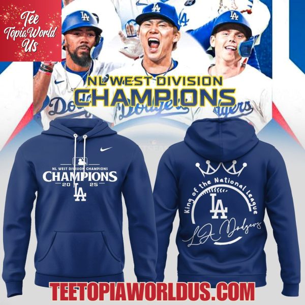 Los Angeles Dodgers 2025 NL West Division Champions T-Shirt, Hoodie