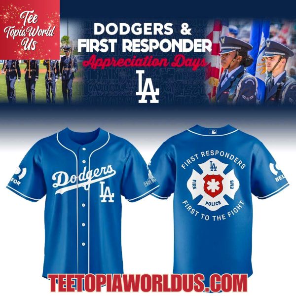 Los Angeles Dodgers First Responders Day Jersey