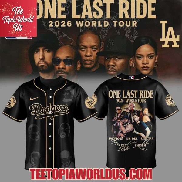 Los Angeles Dodgers One Last Ride 2026 World Tour Jersey