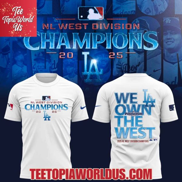 Los Angeles Dodgers Own The 2025 National League West Division Champions T-Shirt, Hoodie