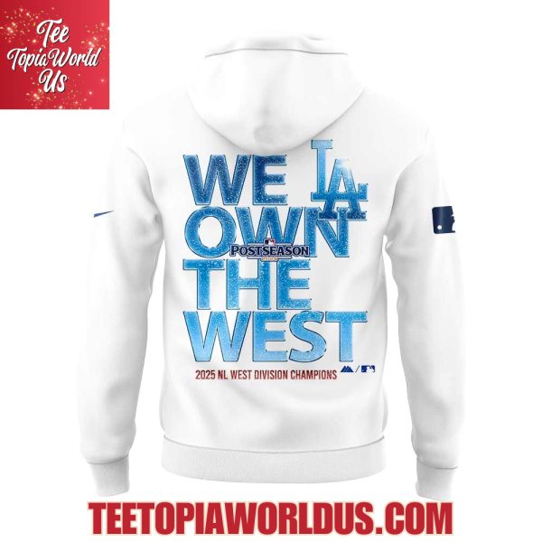 Los Angeles Dodgers Own The 2025 National League West Division Champions T-Shirt, Hoodie