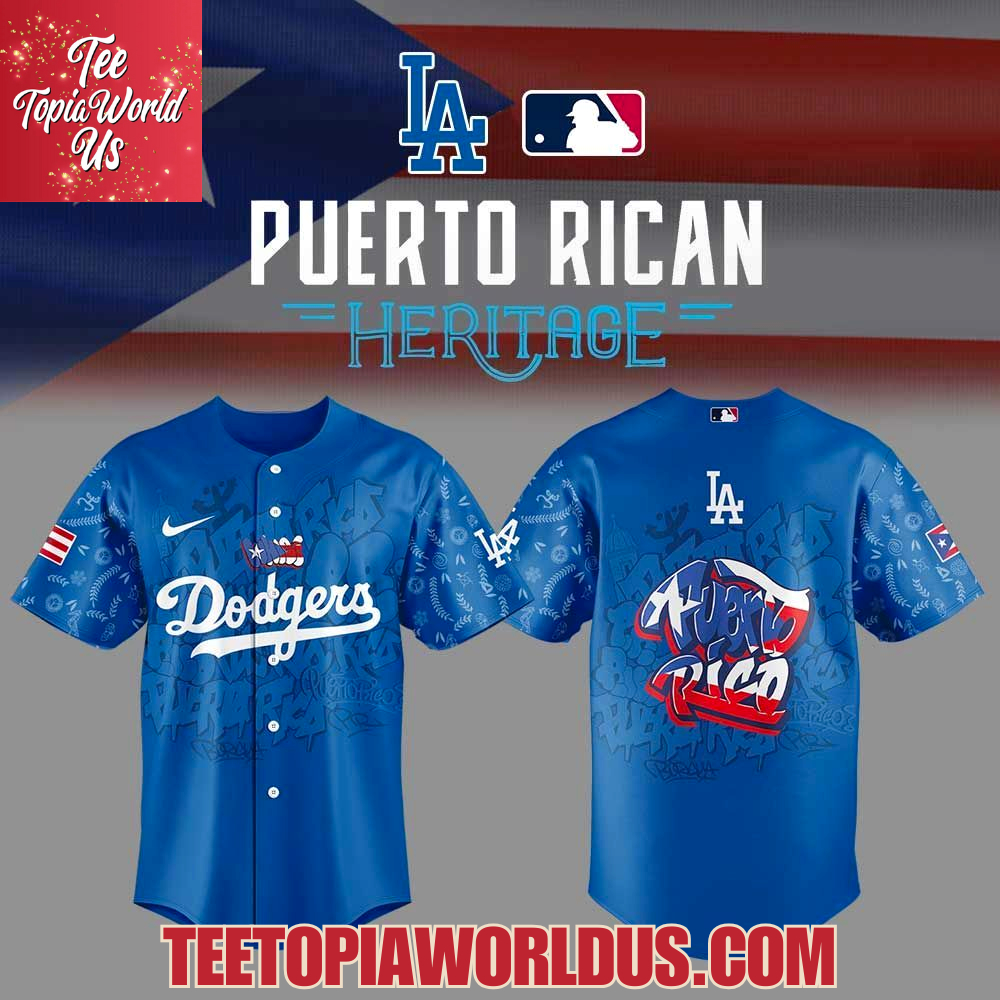 Los Angeles Dodgers Puerto Rican Heritage Jersey Los Angeles Dodgers Puerto Rican Heritage Jersey