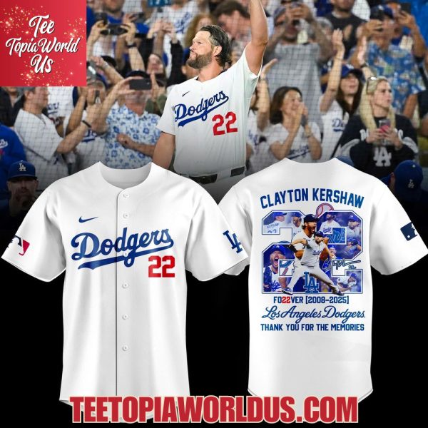 Los Angeles Dodgers Thank You Clayton Kershaw Jersey