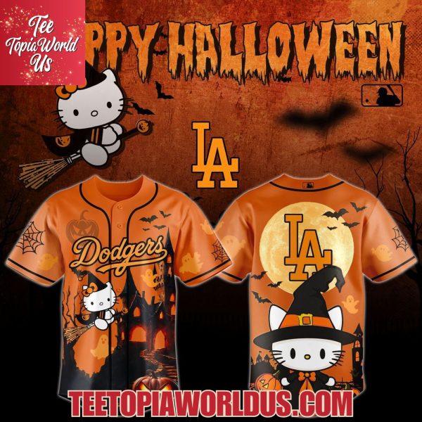 Los Angeles Dodgers x Hello Kitty Cosplay Halloween Jersey