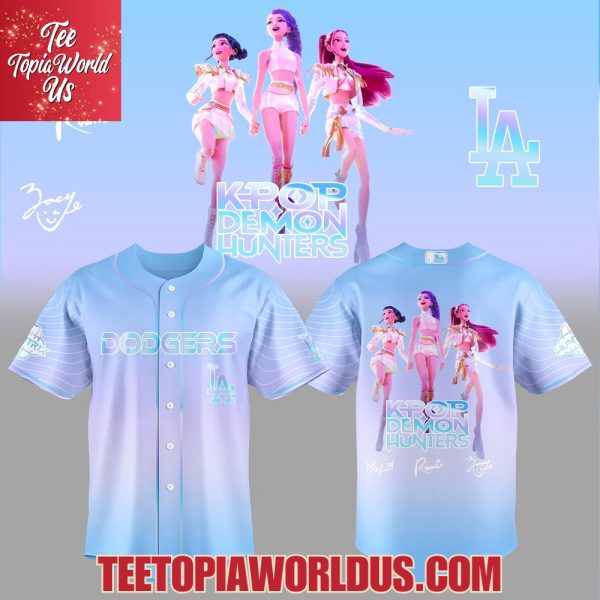 Los Angeles Dodgers x KPop Demon Hunters HUNTR 2025 Jersey
