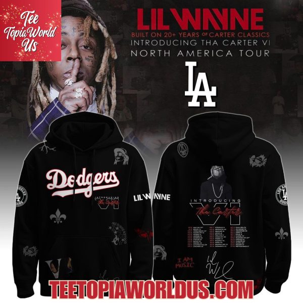 Los Angeles Dodgers x Lil Wayne: Tha Carter VI North America Hoodie 2025