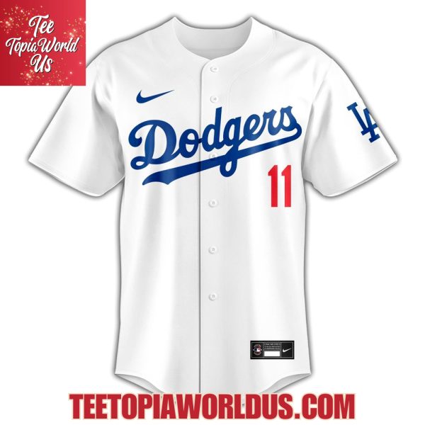 Los Angeles Dodgers x Sergio Pérez Memories September 18 at Dodger Stadium Jersey