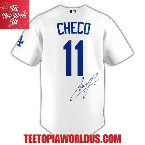 Los Angeles Dodgers x Sergio Pérez Memories September 18 at Dodger Stadium Jersey