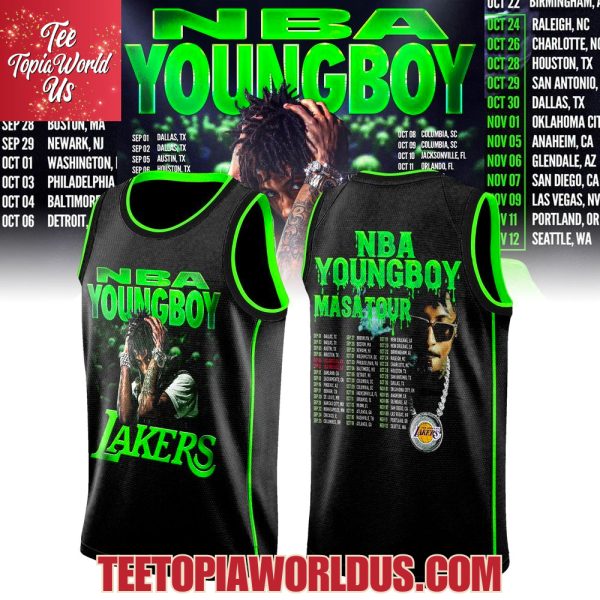 Los Angeles Lakers x NBA YOUNGBOY – MASA TOUR Jersey