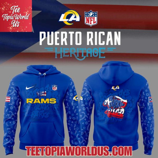 Los Angeles Rams Puerto Rican Heritage Hoodie
