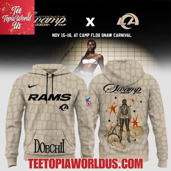 Los Angeles Rams x Doechii – Live from the Swamp Tour 2025 Hoodie